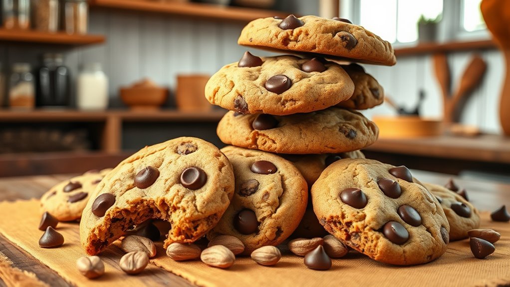 chewy peanut butter cookies