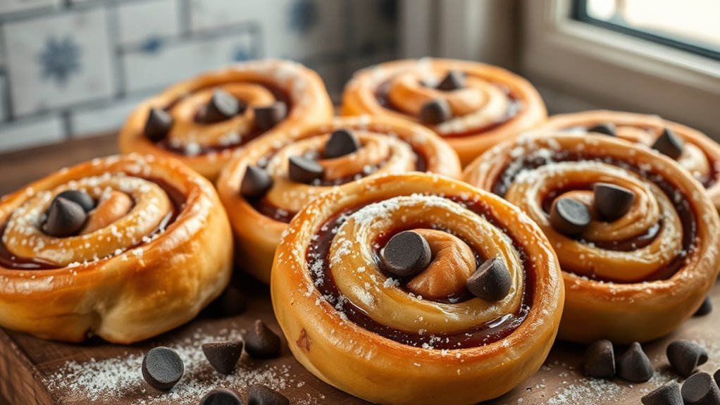 cinnamon chocolate chip rolls