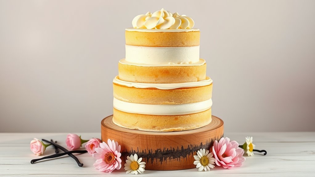 classic vanilla layer cake