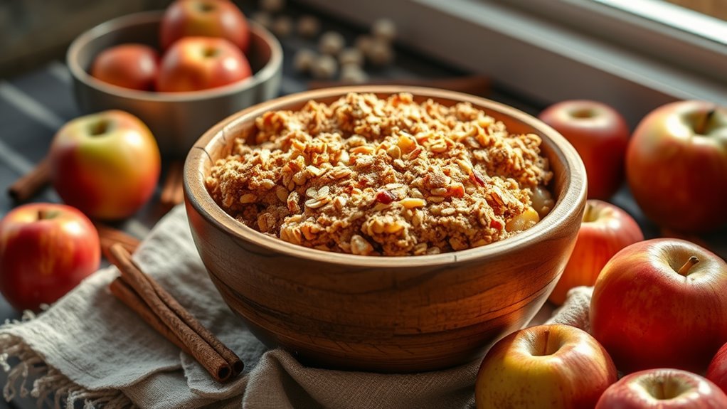 delicious baked apple dessert