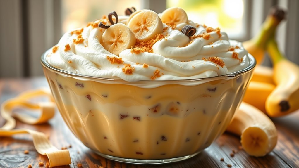 delicious banana cream dessert