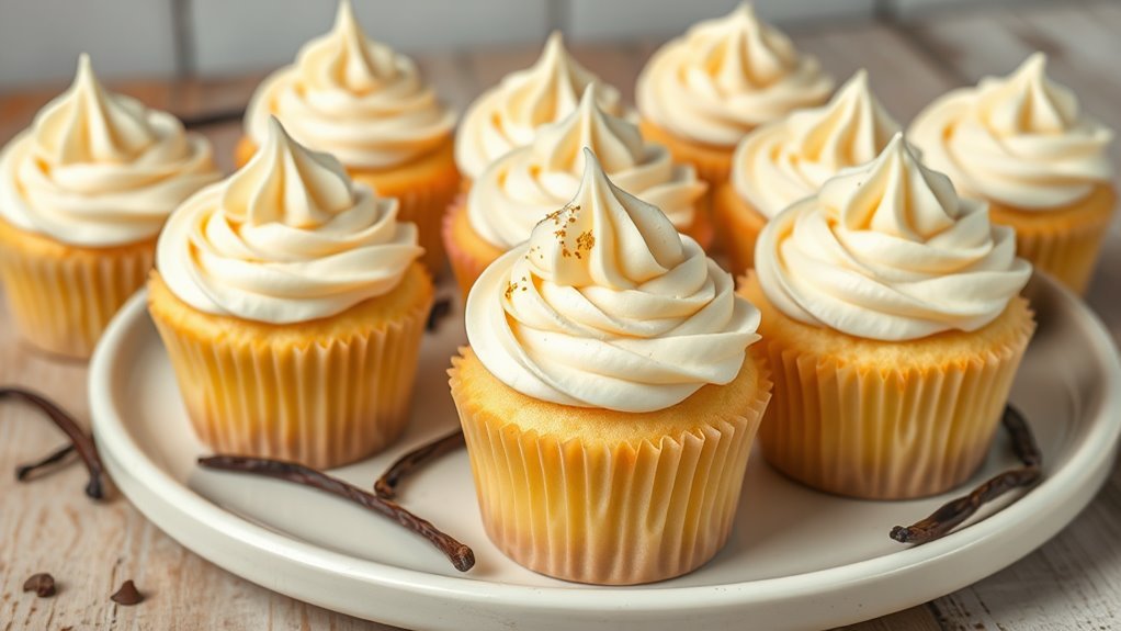 delicious classic vanilla cupcakes