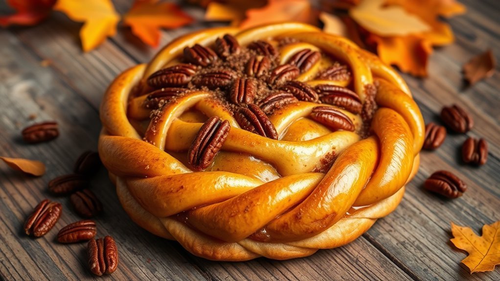 delicious maple pecan dessert