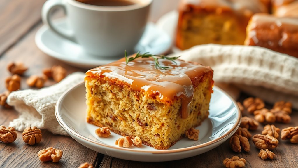 delicious nutty coffee cake