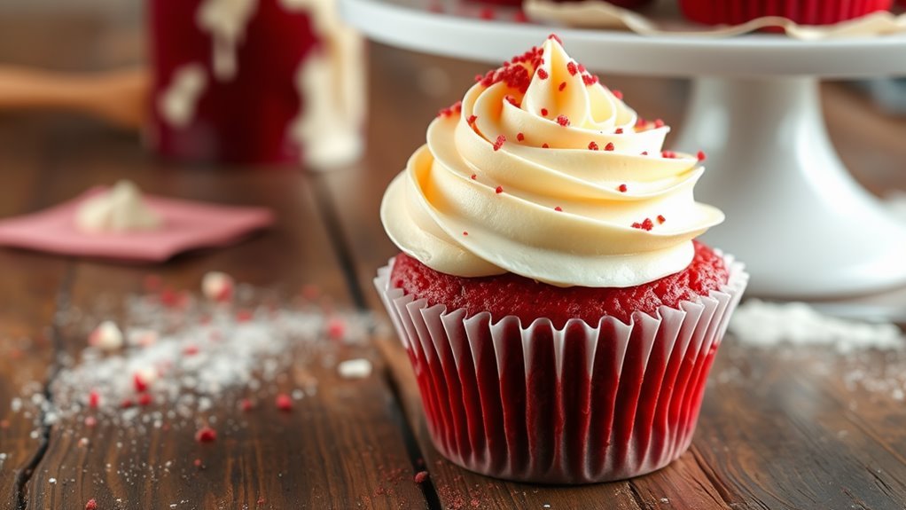 delicious red velvet cupcakes