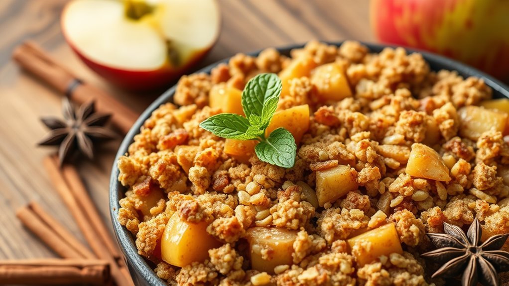 delicious spiced apple dessert