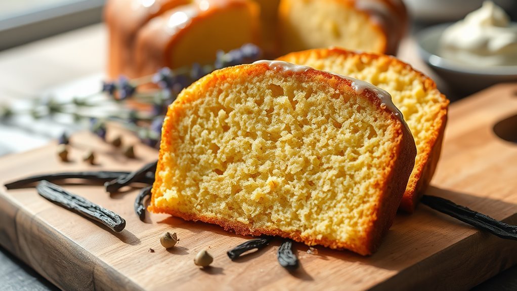 delicious vanilla bean cake