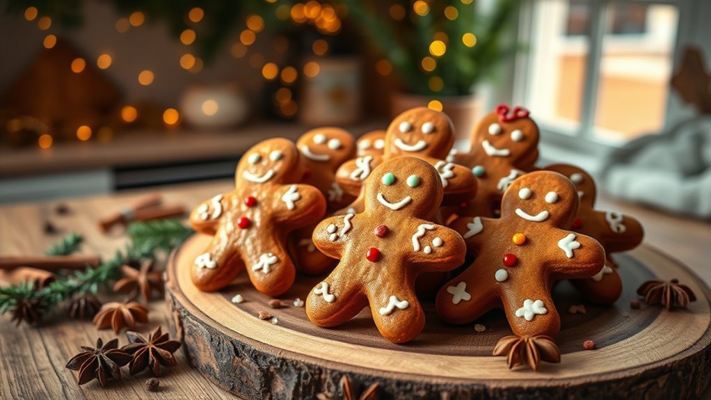 deliciously spiced gingerbread cookies