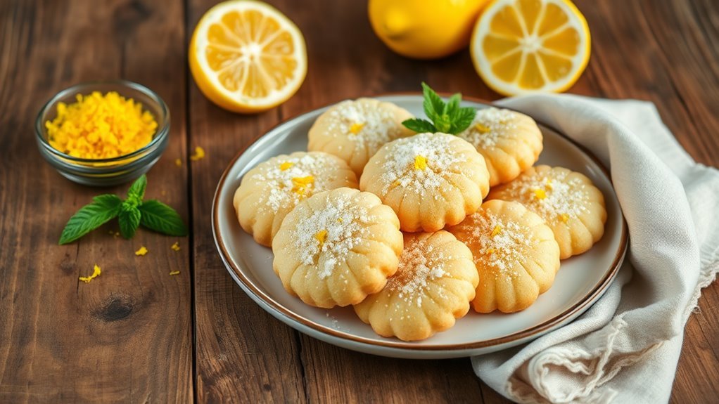 lemon flavored sugar cookies