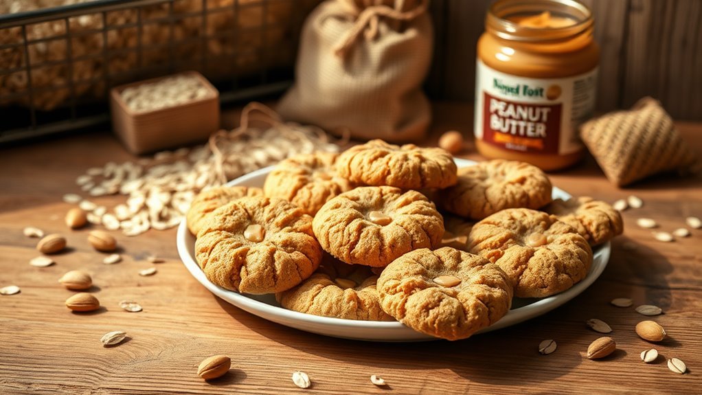 peanut butter oatmeal cookies