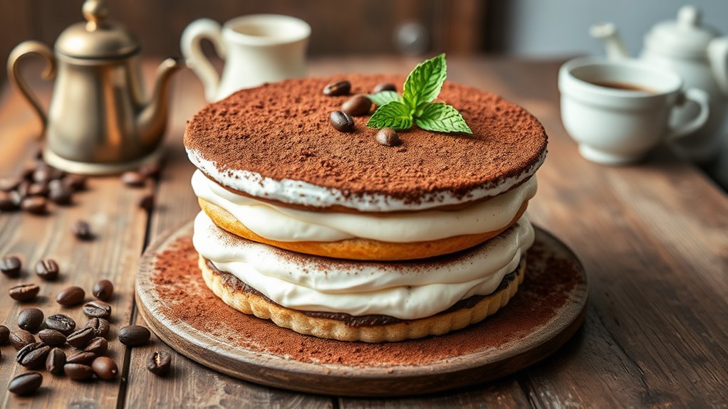 plant based coffee dessert