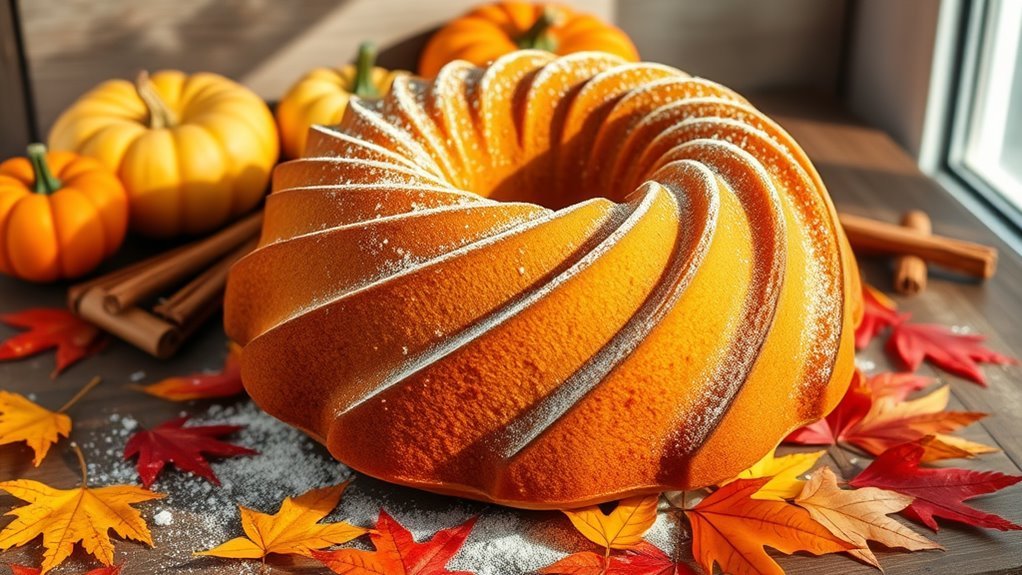 pumpkin spice flavored cake