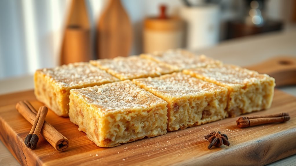 snickerdoodle bars baking recipe