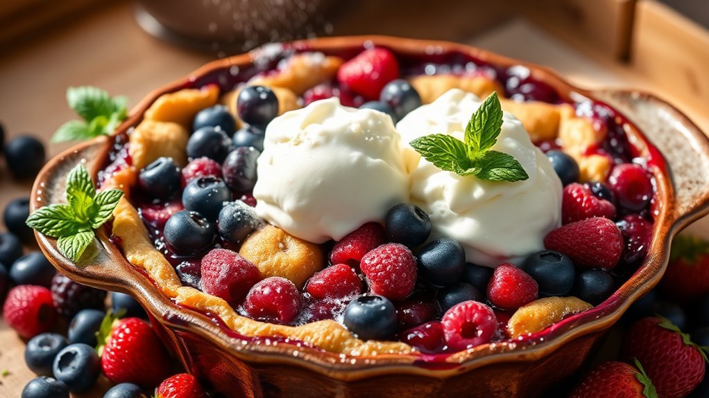 berry flavored dessert treat