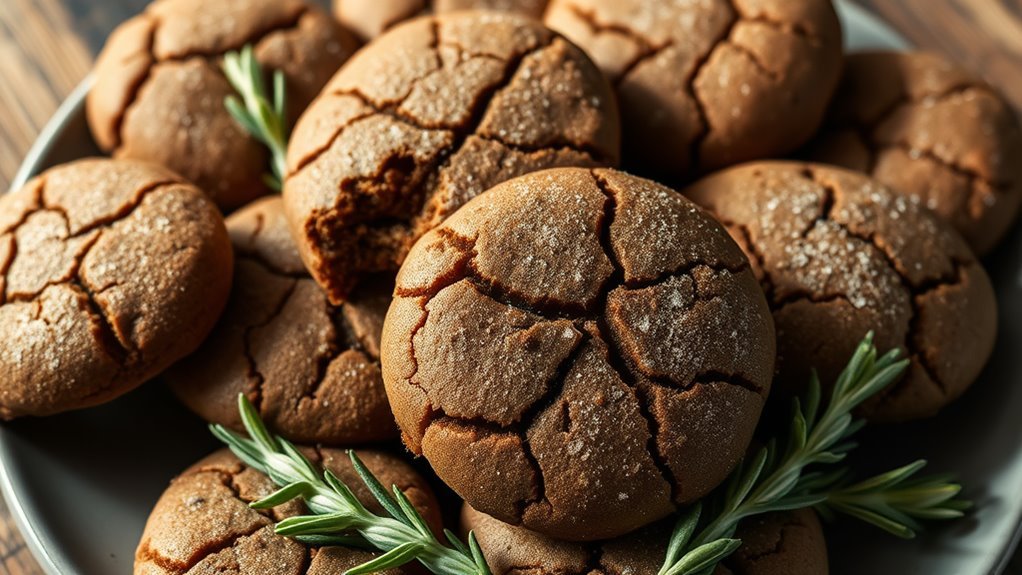 chewy sweet molasses cookies