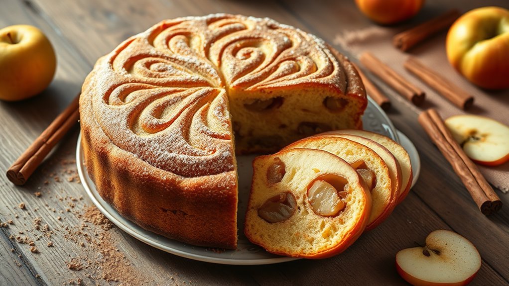 cinnamon apple cake recipe
