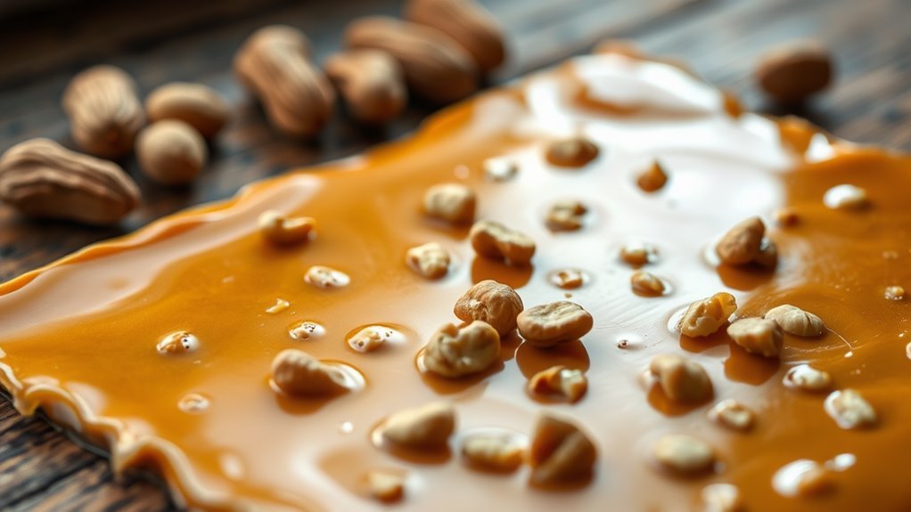 crunchy caramelized peanut treat