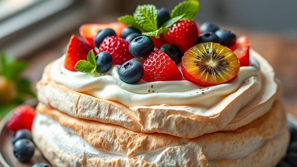 delicate meringue dessert recipe