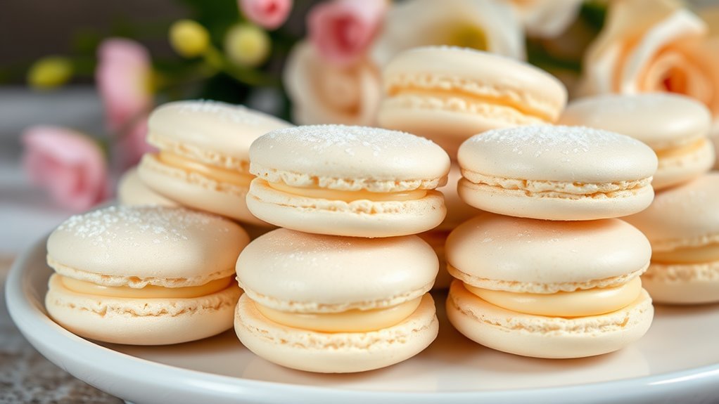 delicate sweet french cookies