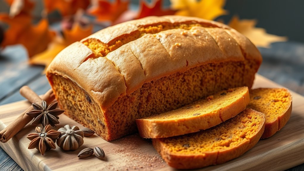delicious autumn flavored bread