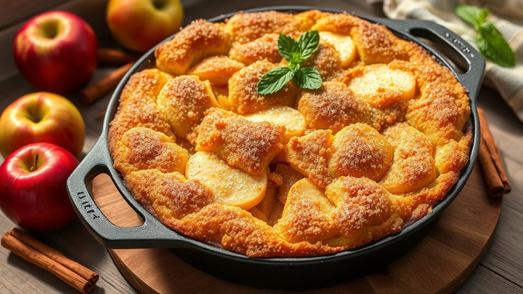 delicious baked apple dessert