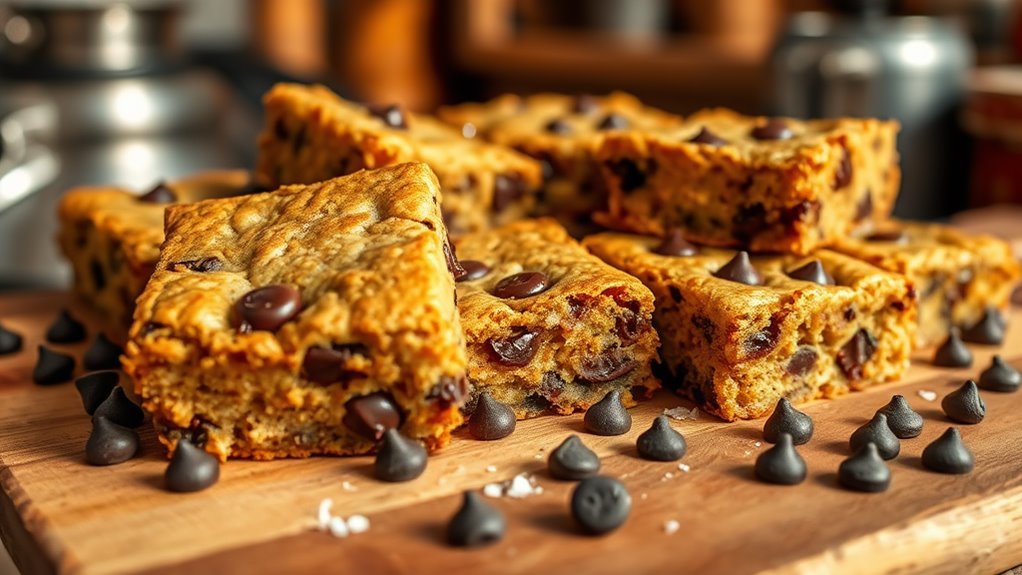 delicious chocolate chip blondies