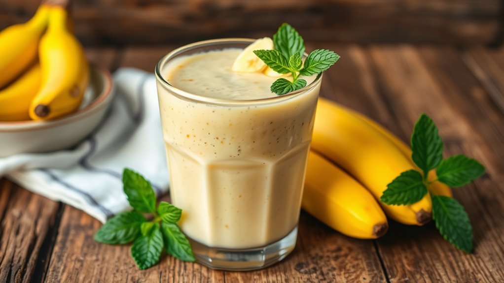 delicious creamy banana blend