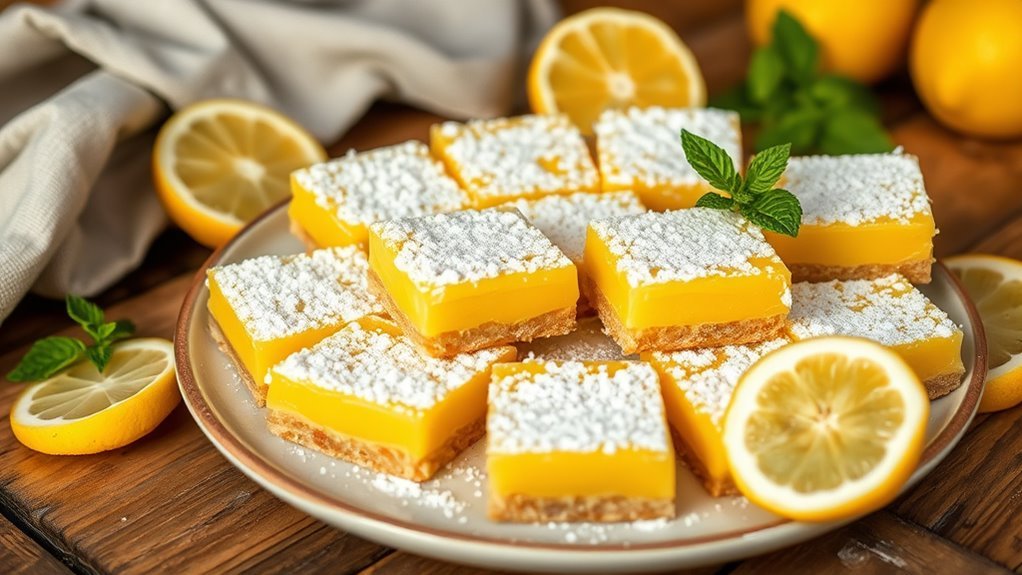 delicious gluten free lemon bars