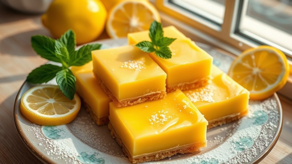 delicious plant based lemon dessert