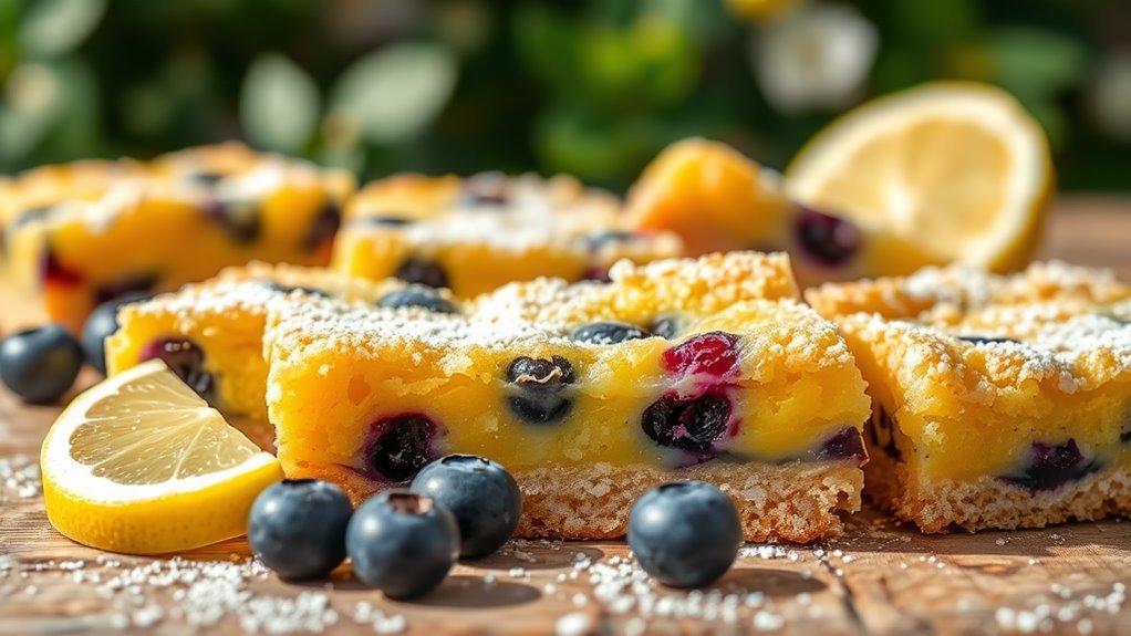 lemon blueberry dessert bars