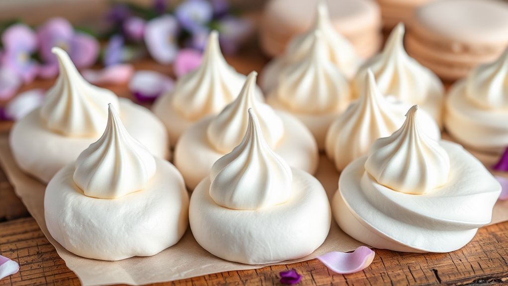 light and airy confections