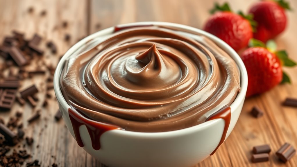 rich chocolate cream mixture