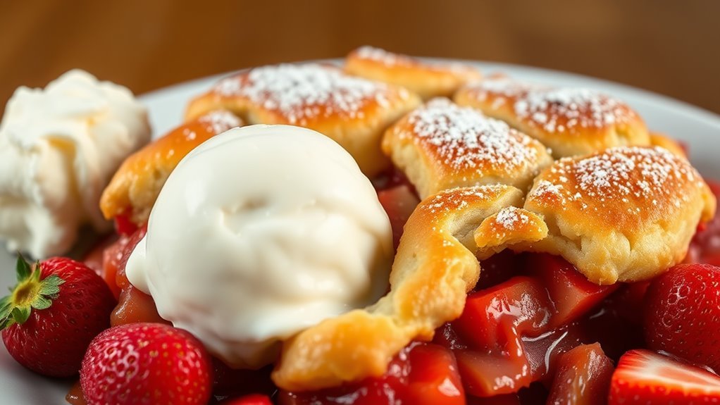 sweet fruity dessert treat