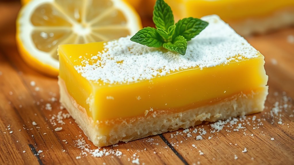 tangy citrus dessert squares