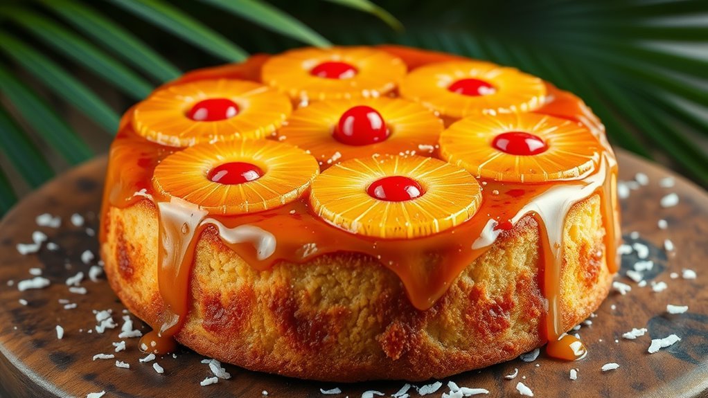 tropical upside down cake recipe