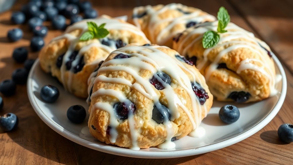 5 Irresistible Blueberry Scone Recipes for a Tearable Treat