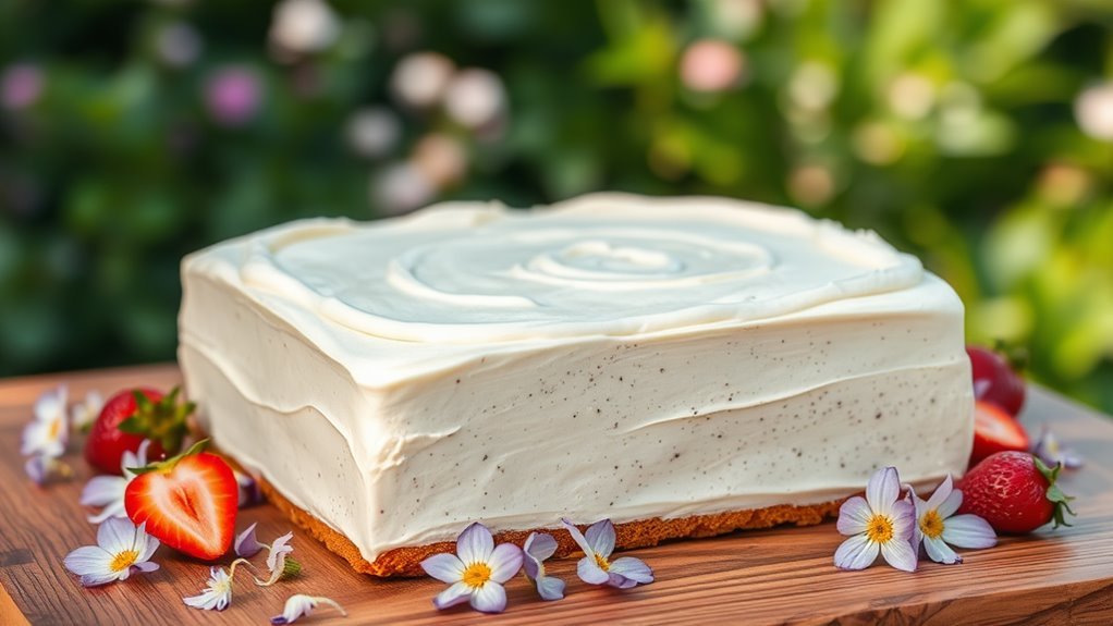 delicious vanilla bean cake