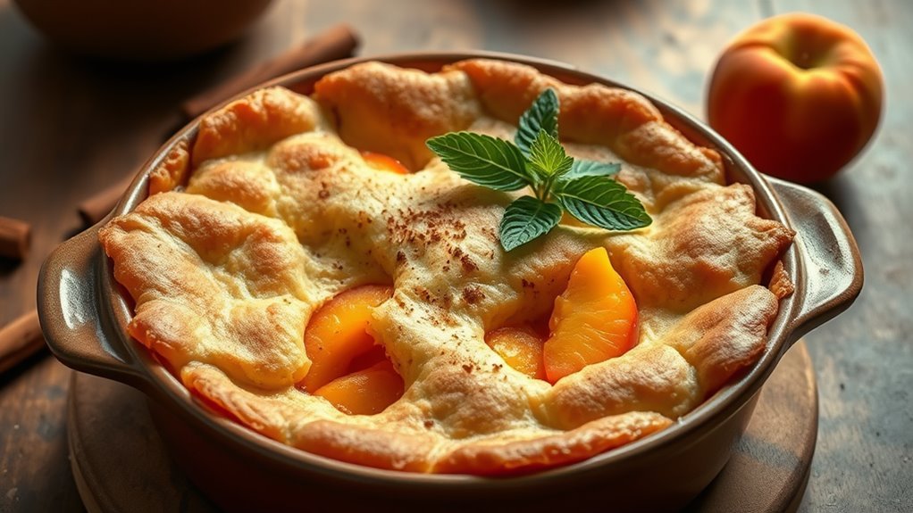 peach cobbler with bisquick