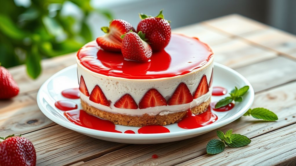 strawberry cheesecake without baking